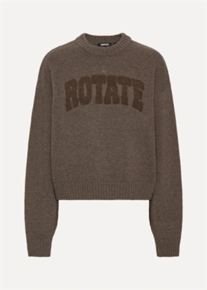 Salita crewneck sweater Cocoa Brown ROTATE